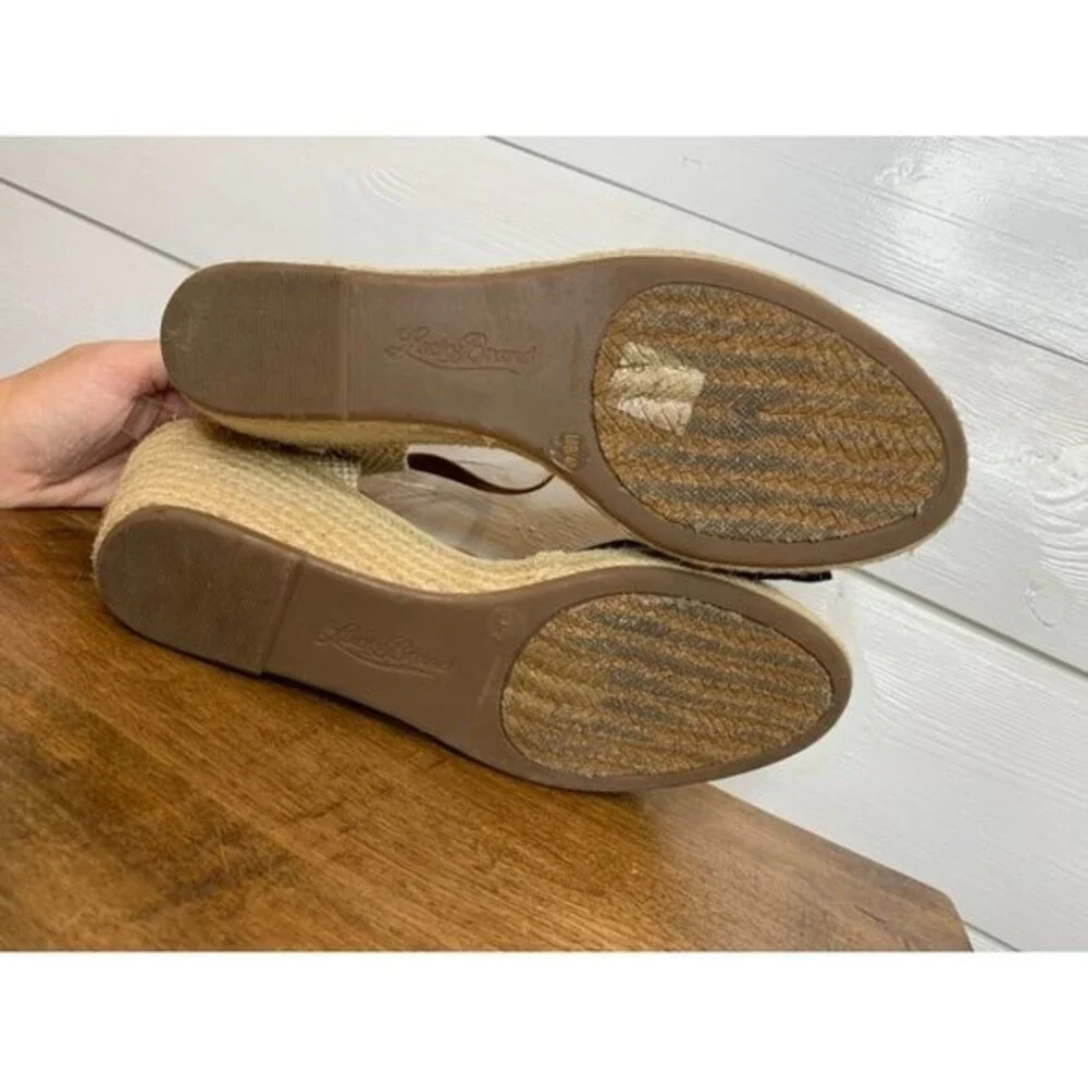 Lucky Brand Women's Espadrilles Wedge Heel Size 10